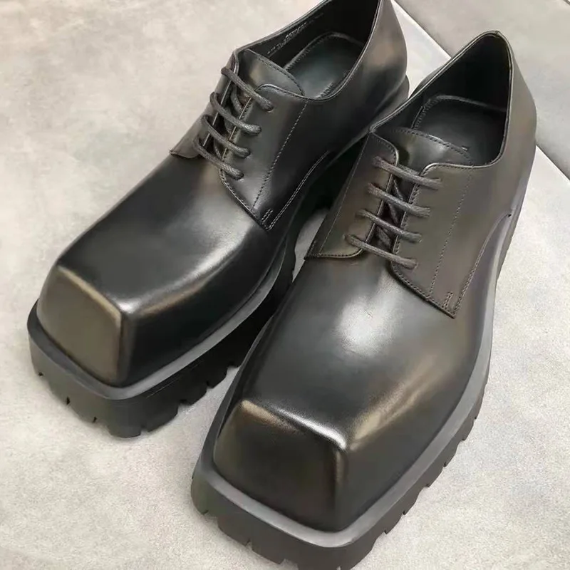 Sewing Latex - Mocassini da uomo Stivali da moto