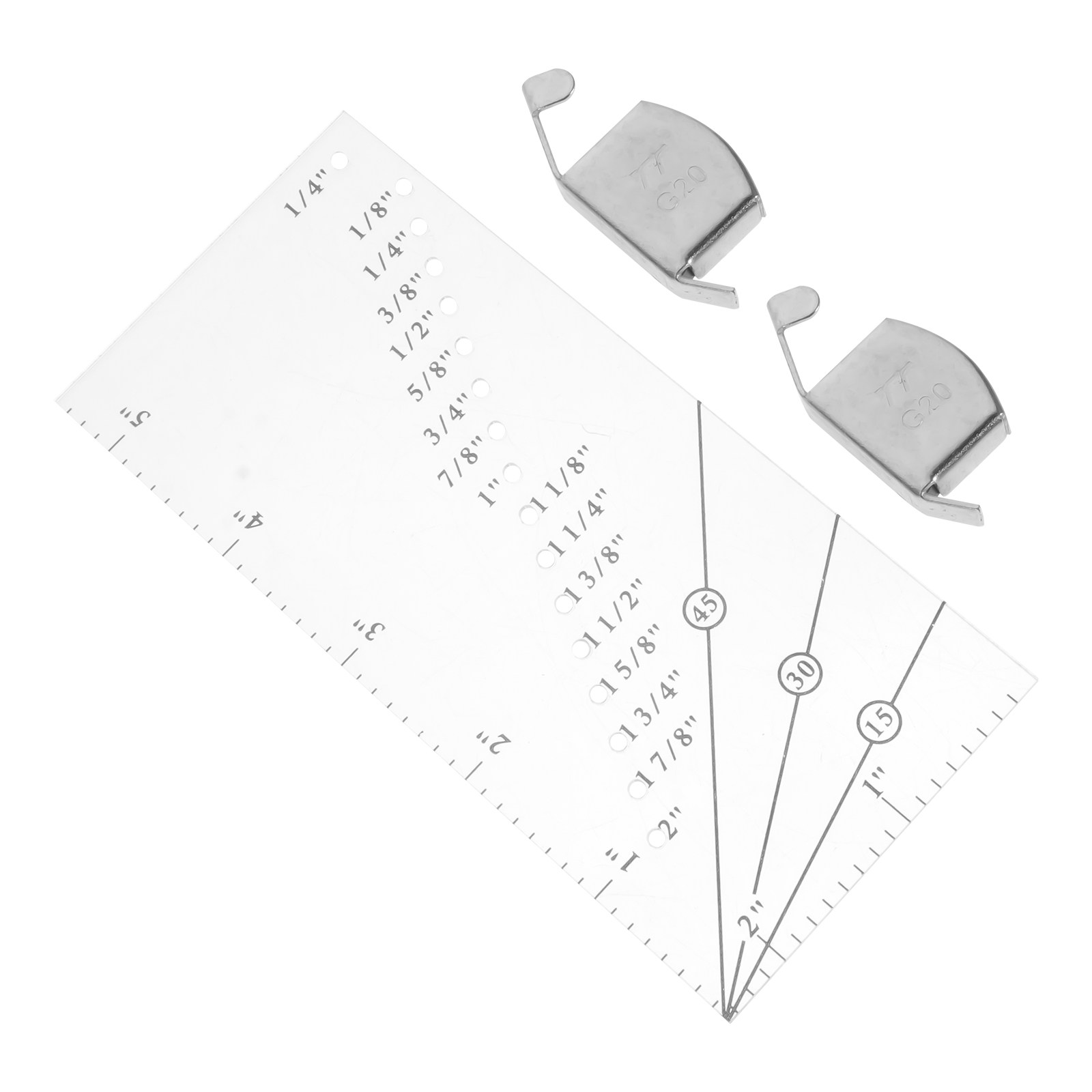 1 set di righelli in plastica  - Sewing Gauge Ruler recensione e prezzo